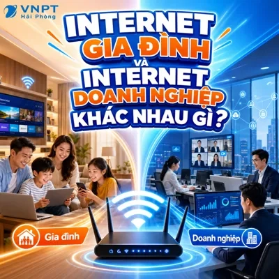 Internet Gia Đình Và Internet Doanh Nghiệp Khác Nhau Gì?