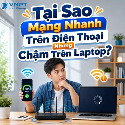 Tại Sao Mạng Nhanh Trên Điện Thoại Nhưng Chậm Trên Laptop?